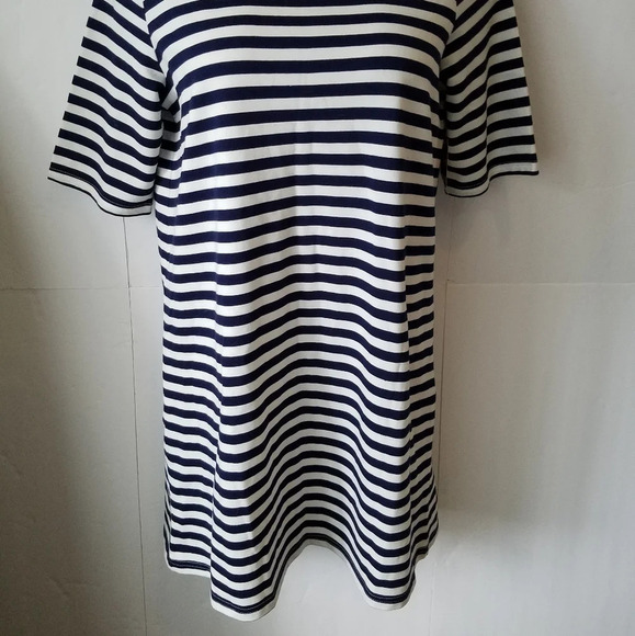 NWT FADED Glory women's striped dress white/navy blue sz.XXL (38 in.) length - Picture 2 of 8